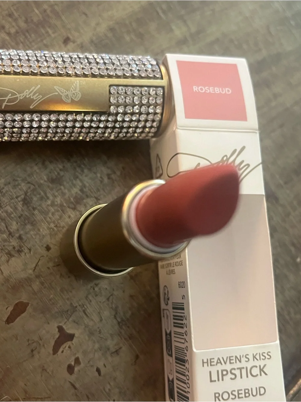 Dolly Parton lipstick rosebud